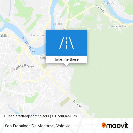 San Francisco De Mostazal map