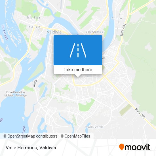 Mapa de Valle Hermoso