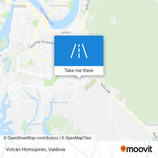 Mapa de Volcán Homopirén