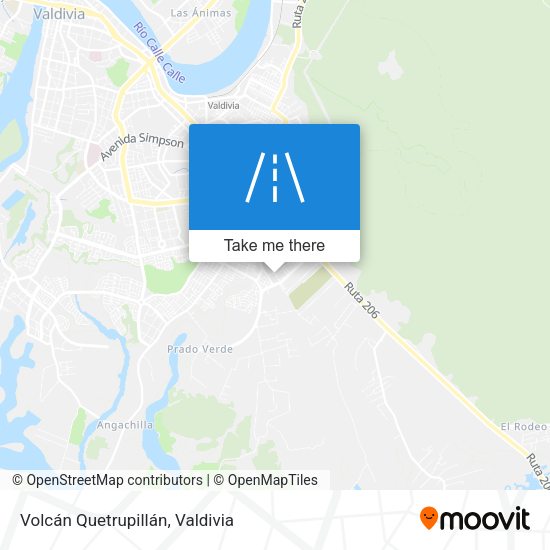 Mapa de Volcán Quetrupillán