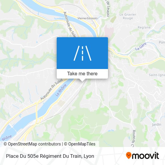 Place Du 505e Régiment Du Train map