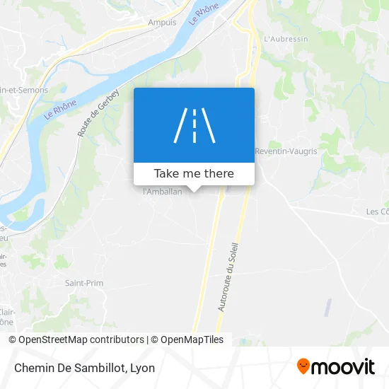 Chemin De Sambillot map