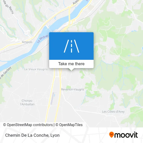Chemin De La Conche map