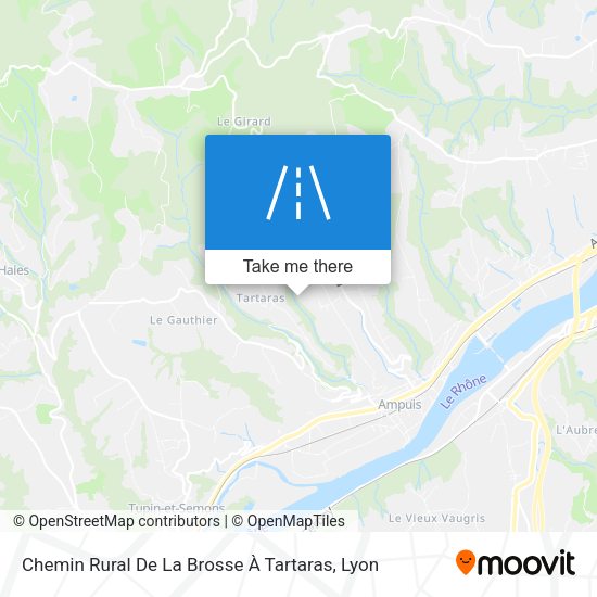 Chemin Rural De La Brosse À Tartaras map