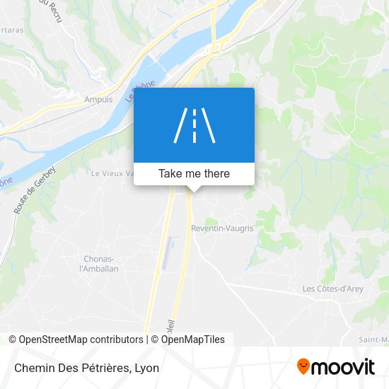 Chemin Des Pétrières map