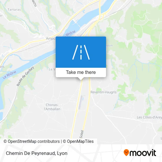 Chemin De Peyrenaud map
