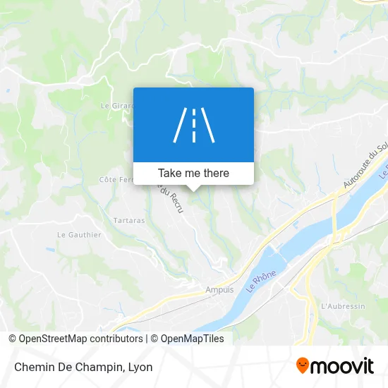 Chemin De Champin map