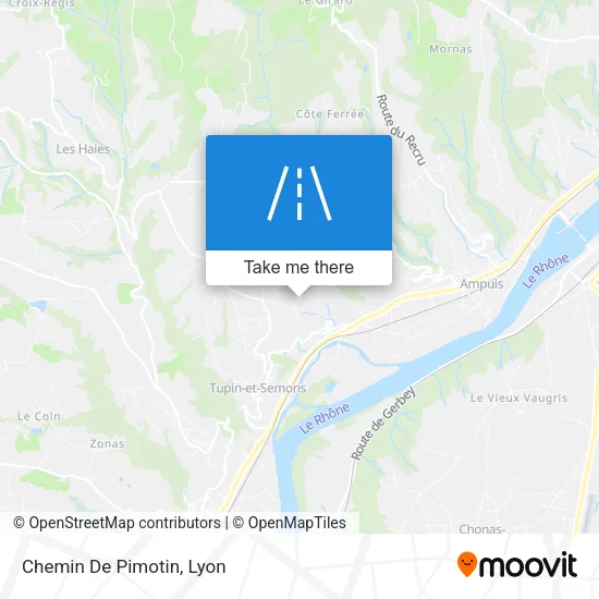 Chemin De Pimotin map