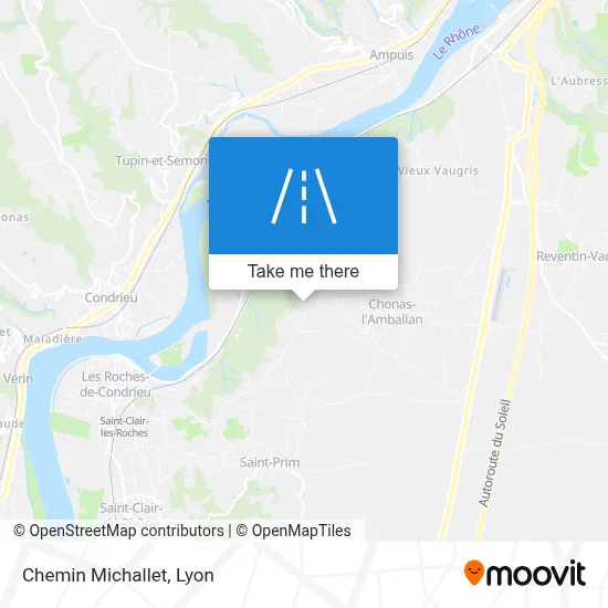Chemin Michallet map