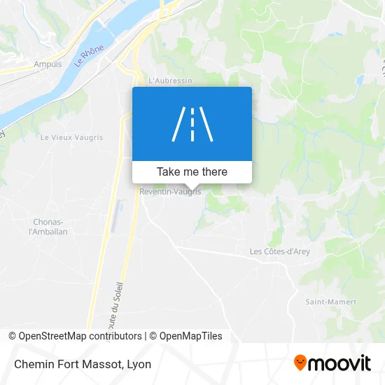 Chemin Fort Massot map