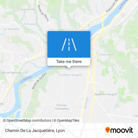 Chemin De La Jacquetière map