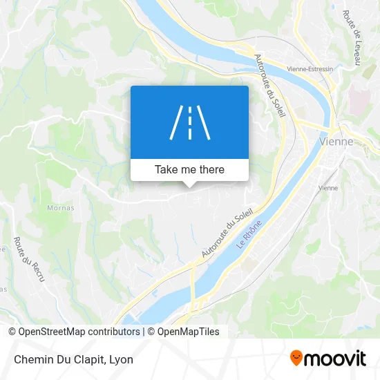 Chemin Du Clapit map