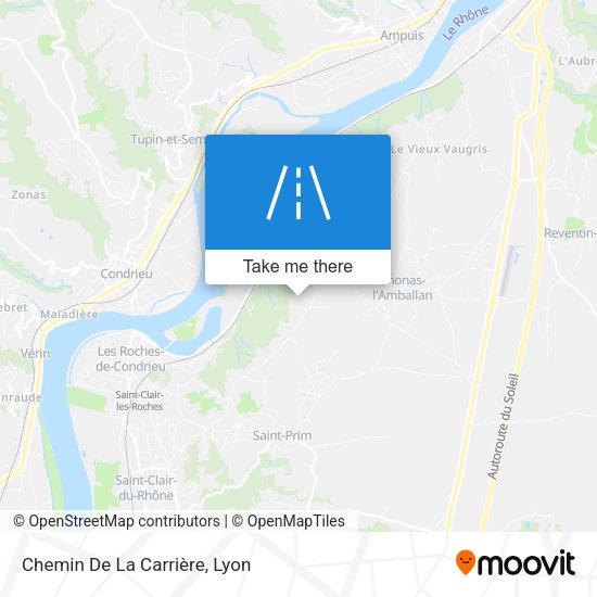 Chemin De La Carrière map