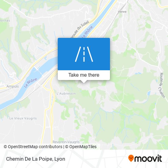 Chemin De La Poipe map