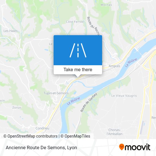 Ancienne Route De Semons map