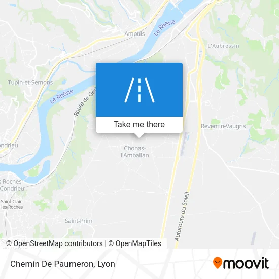 Chemin De Paumeron map