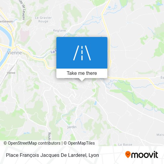 Place François Jacques De Larderel map