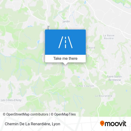 Chemin De La Renardière map