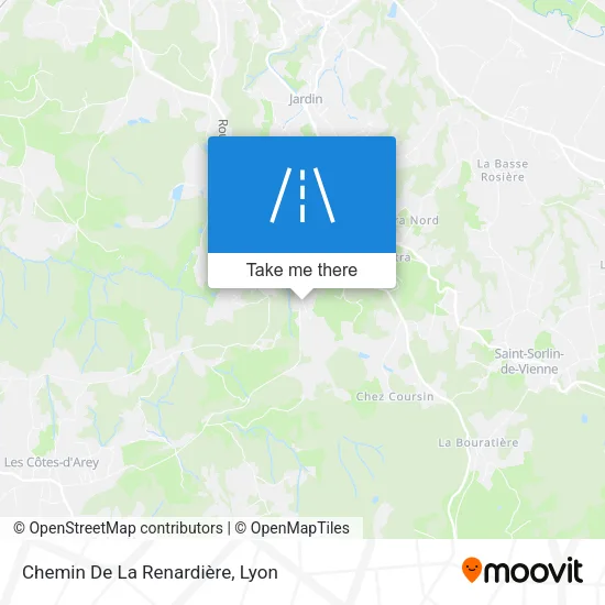 Chemin De La Renardière map