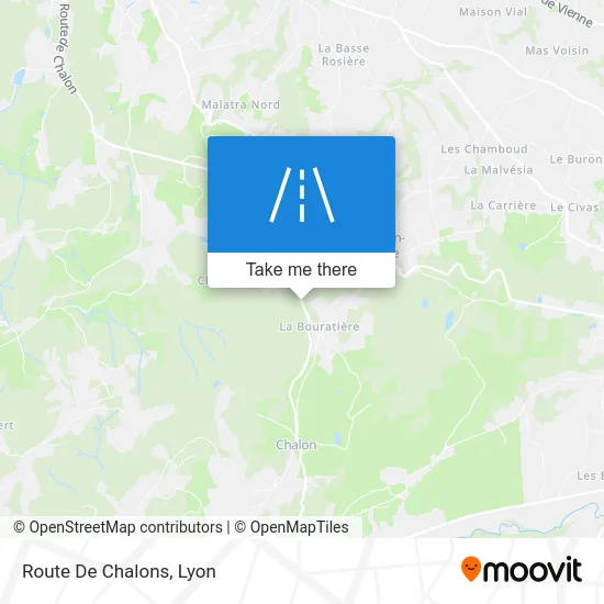 Route De Chalons map