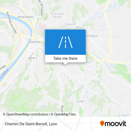 Chemin De Saint-Benoît map