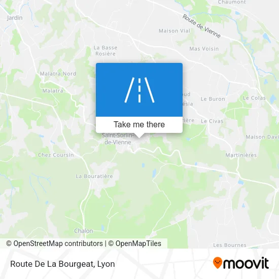 Route De La Bourgeat map
