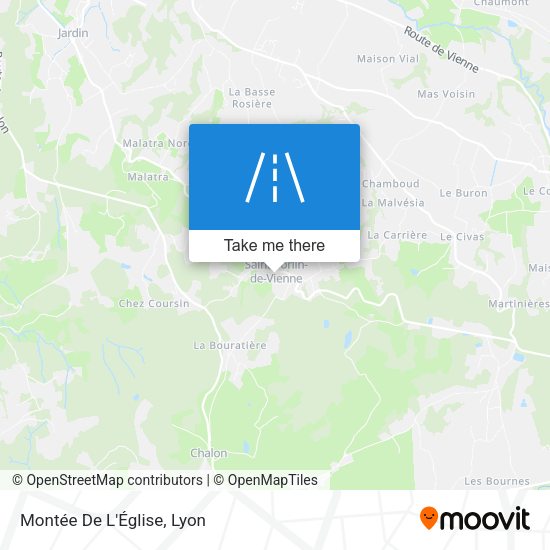 Montée De L'Église map
