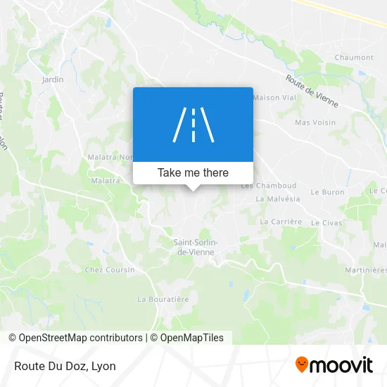 Route Du Doz map