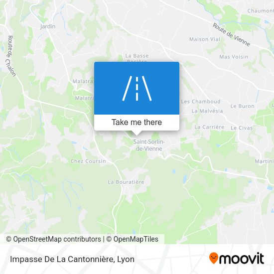 Impasse De La Cantonnière map
