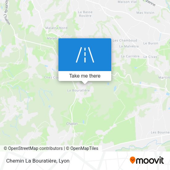 Chemin La Bouratière map