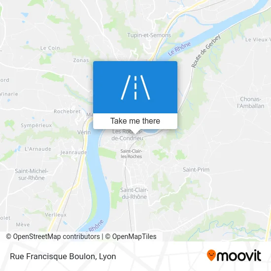 Rue Francisque Boulon map