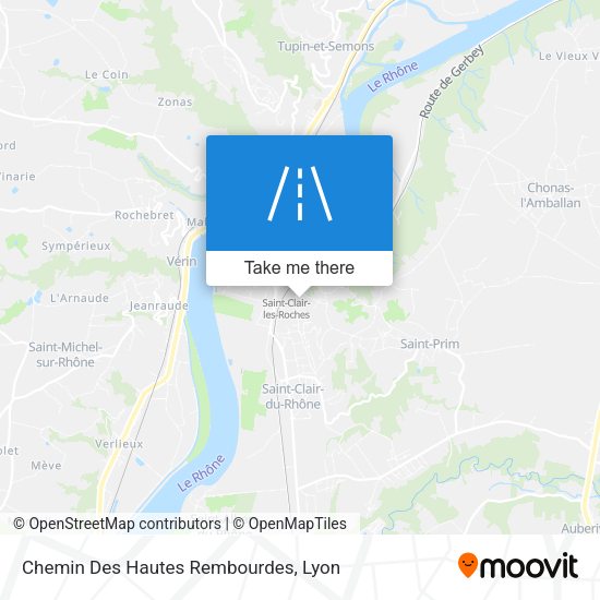 Chemin Des Hautes Rembourdes map