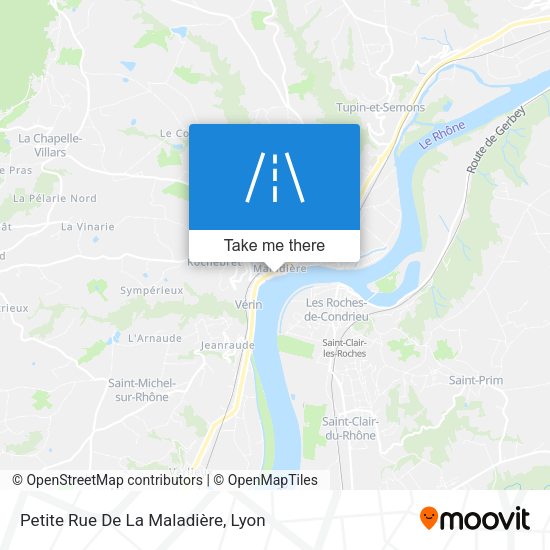 Petite Rue De La Maladière map