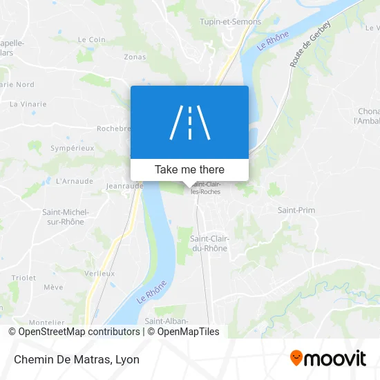 Chemin De Matras map