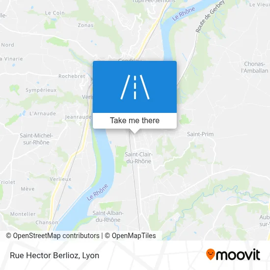 Rue Hector Berlioz map