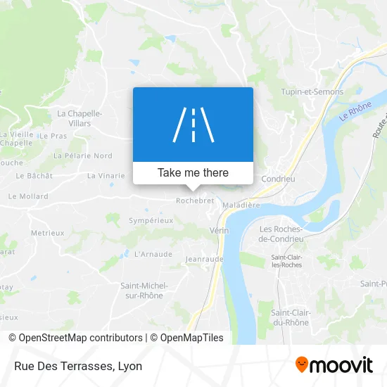 Rue Des Terrasses map