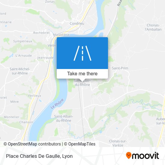 Place Charles De Gaulle map