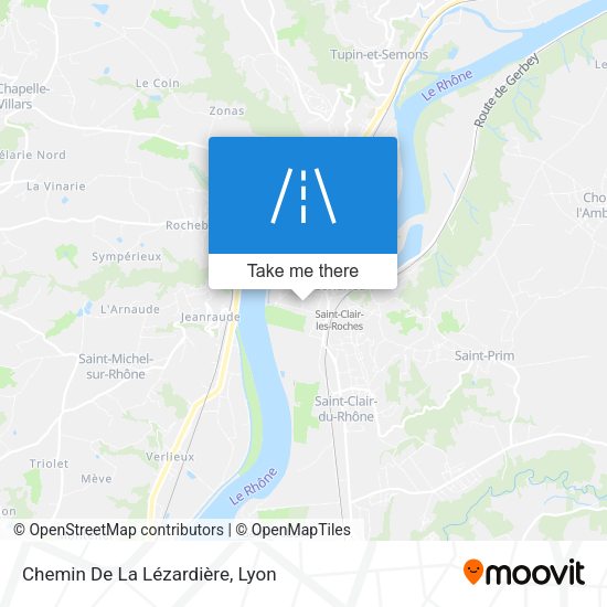 Chemin De La Lézardière map
