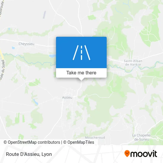 Route D'Assieu map