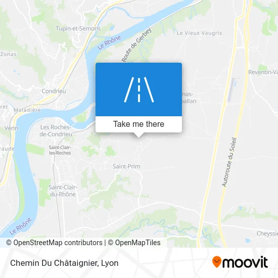 Chemin Du Châtaignier map