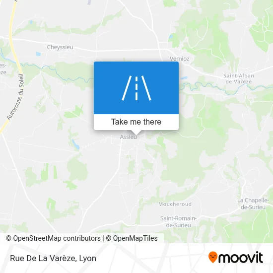 Rue De La Varèze map