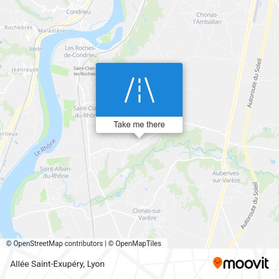Allée Saint-Exupéry map