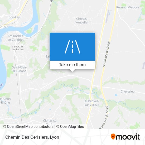 Chemin Des Cerisiers map