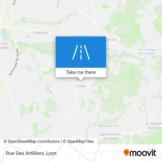 Rue Des Artilliers map