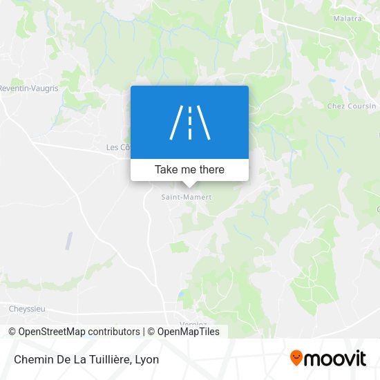 Chemin De La Tuillière map