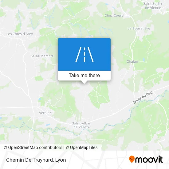 Chemin De Traynard map