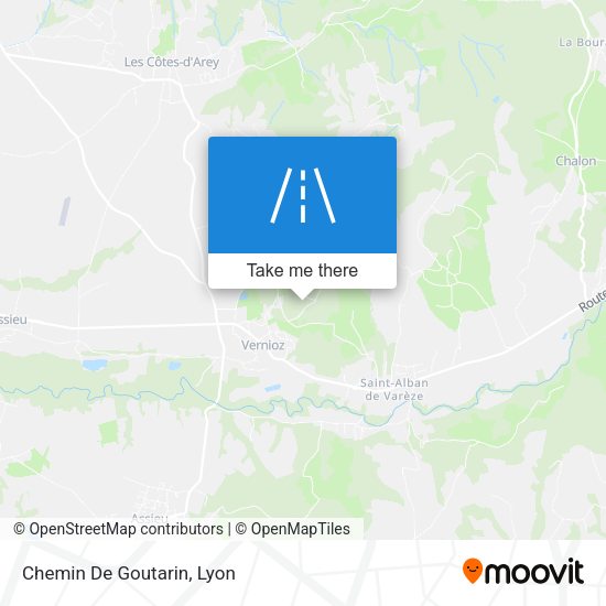 Chemin De Goutarin map