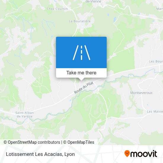 Lotissement Les Acacias map