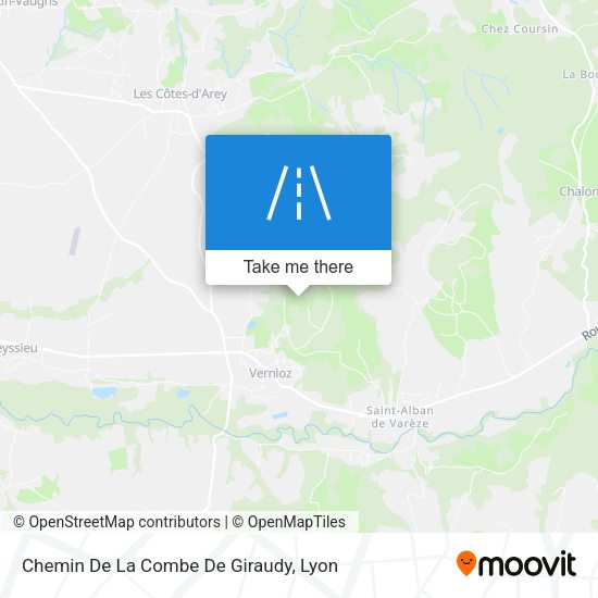 Chemin De La Combe De Giraudy map