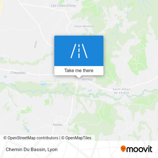 Chemin Du Bassin map